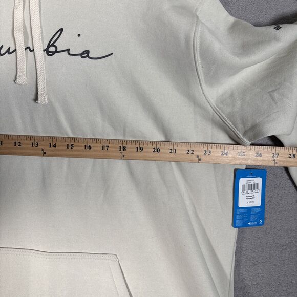 NWT Columbia Women’s Plus Size 2X Trek Graphic Hoodie MSRP $55 Cream Off White - Picture 6 of 12